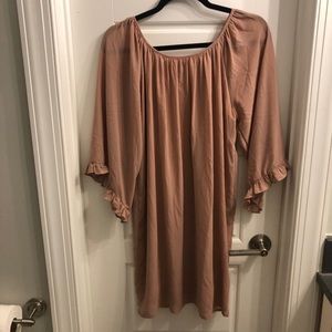 Taupe Shift Dress